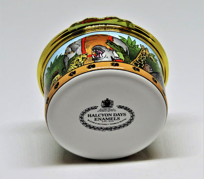 HALCYON DAYS ENAMEL BOX - DR. DOOLITTLE - "TALK TO THE ANIMALS" - MOVIES - SONG