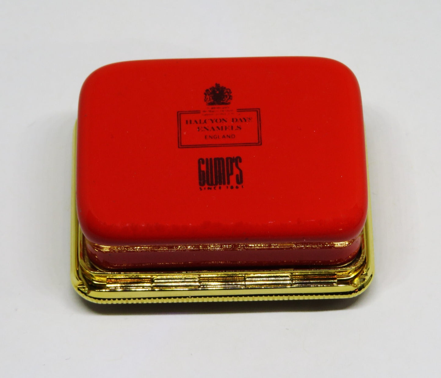 HALCYON DAYS ENGLISH ENAMEL BOX - "DAD, MY PROTECTOR, MY TEACHER" - FATHER'S DAY