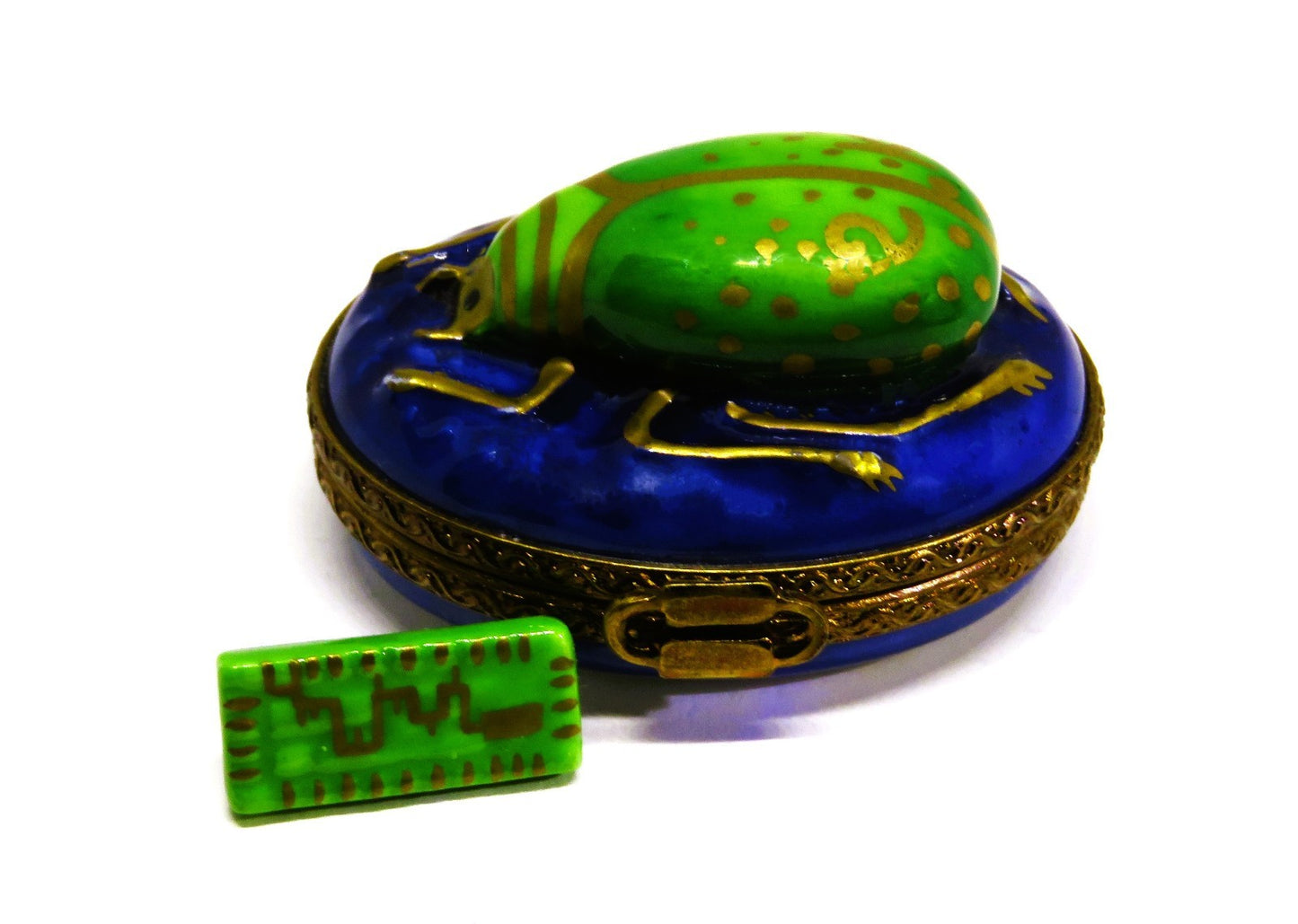 LIMOGES FRANCE BOX - PARRY-VIEILLE - Y2K BUG & COMPUTER CHIP - YEAR 2000 - RARE!