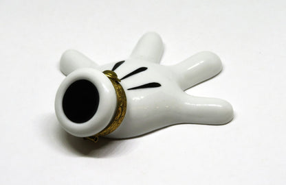 LIMOGES FRANCE BOX - ARTORIA - MICKEY MOUSE'S GLOVED HAND - LE - DISNEY