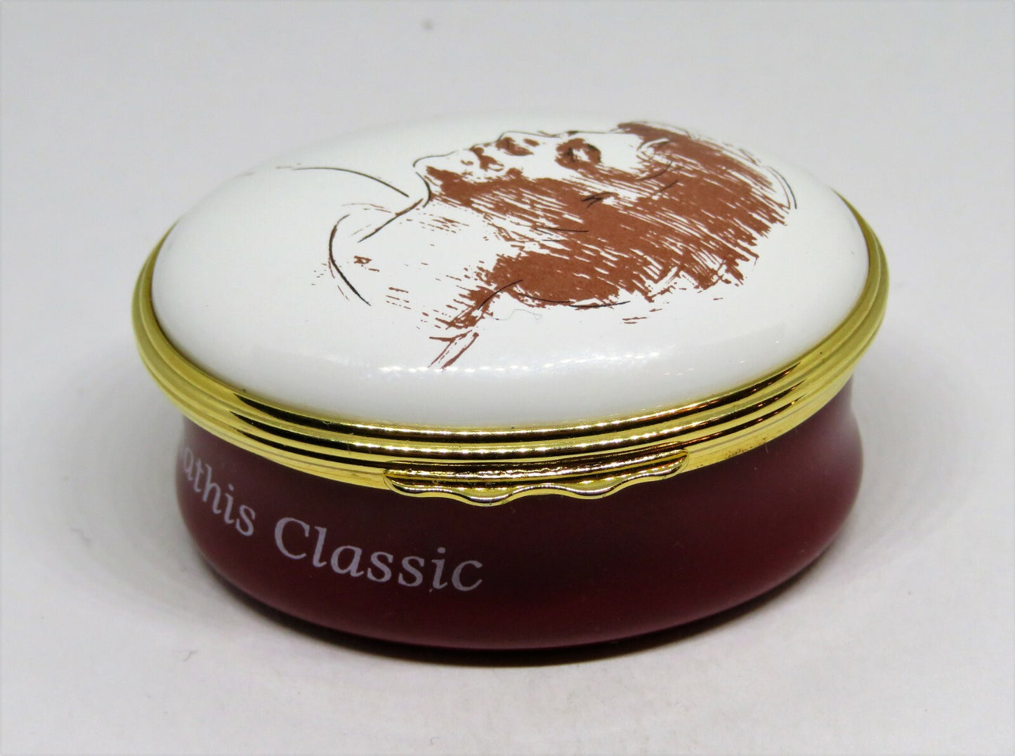 HALCYON DAYS ENAMEL BOX - JOHNNY MATHIS - SHELL CLASSIC GOLF TOURNAMENT - MUSIC