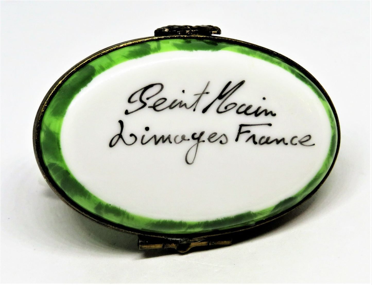 LIMOGES BOX - HARE & TORTOISE RACE - RABBIT & TURTLE -  BUNNY - AESOP'S FABLES