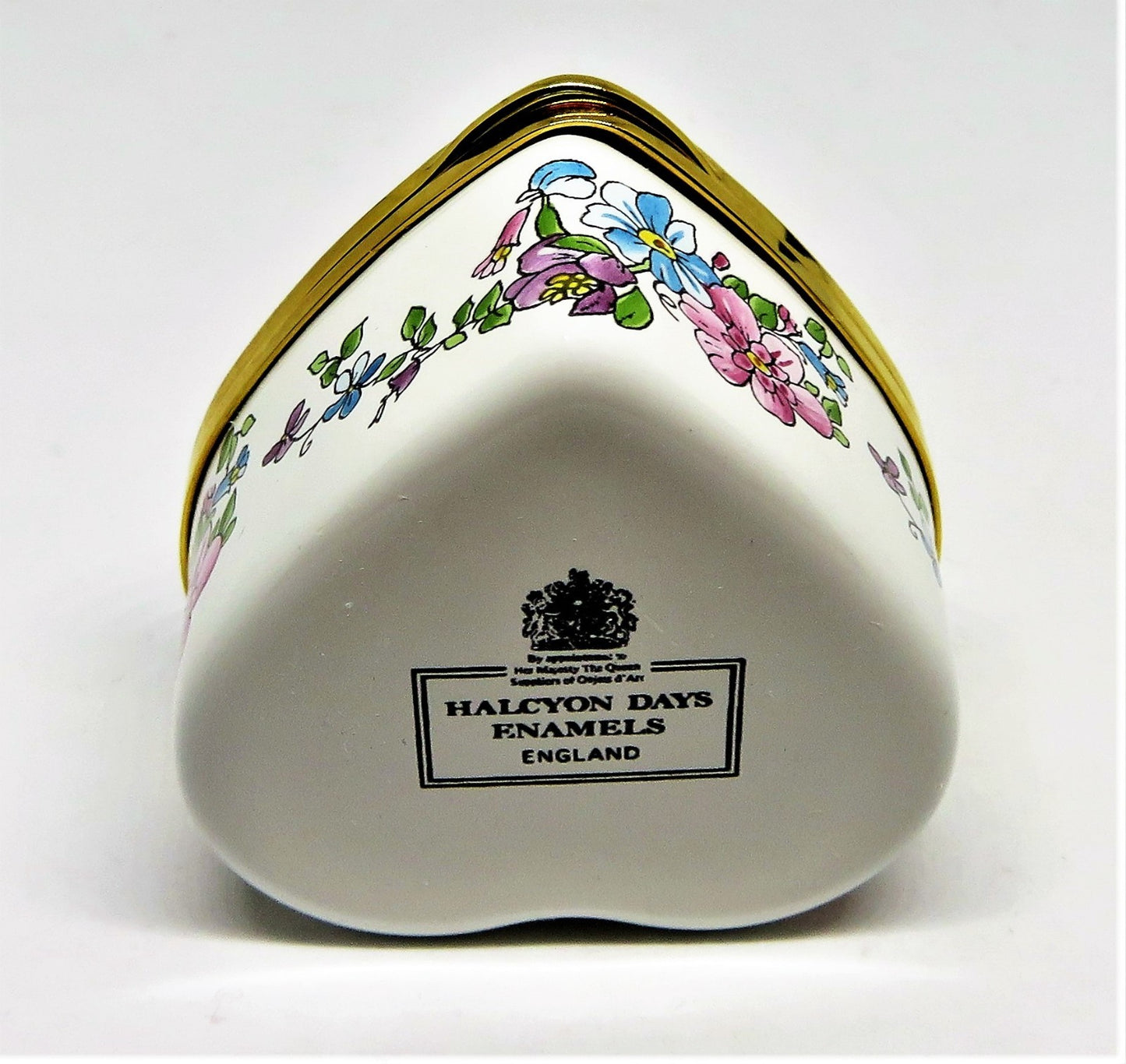 HALCYON DAYS ENAMEL BOX - HEART & FLOWERS -"YOU ARE SO SPECIAL"- ANNIVERSARY