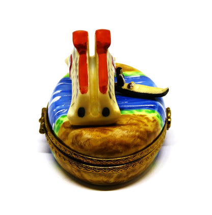 LIMOGES BOX - MARQUI(SE DE POMPADOUR - VENICE, ITALY - RIALTO BRIDGE & GONDOLA