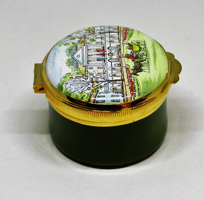 CRUMMLES ENGLISH ENAMEL BOX - COLONIAL VIRGINIA RESTORATION - WILLIAMSBURG INN