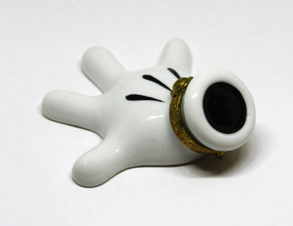 LIMOGES FRANCE BOX - ARTORIA - MICKEY MOUSE'S GLOVED HAND - LE - DISNEY