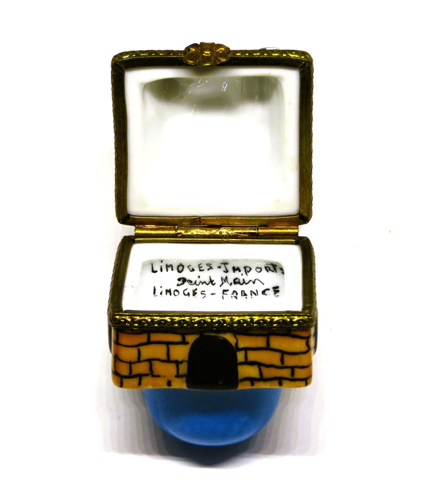 LIMOGES IMPORTS BOX -JUDAICA- HANUKKAH DREIDEL - WALLED CITY OF JERUSALEM - RARE