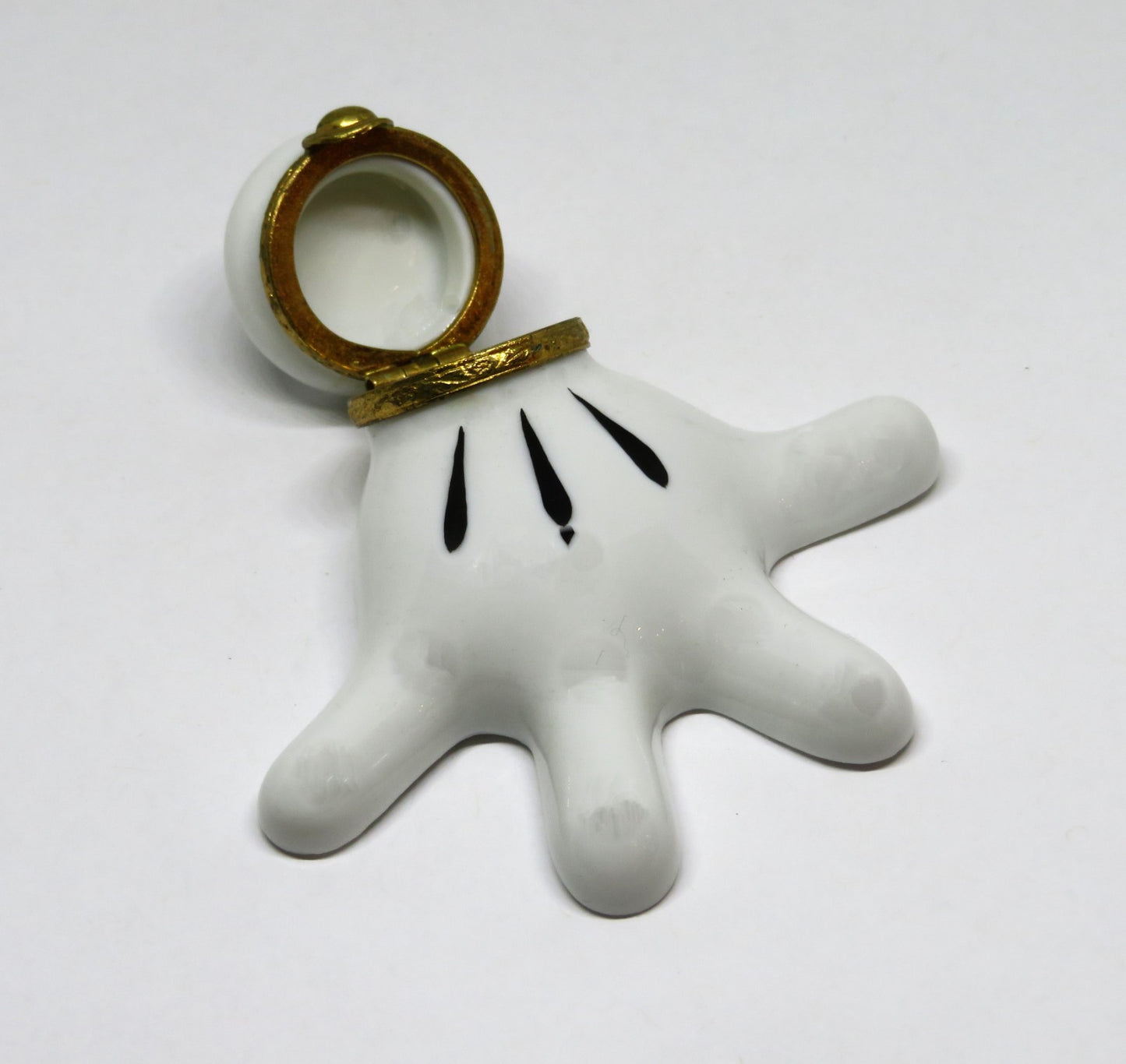 LIMOGES FRANCE BOX - ARTORIA - MICKEY MOUSE'S GLOVED HAND - LE - DISNEY