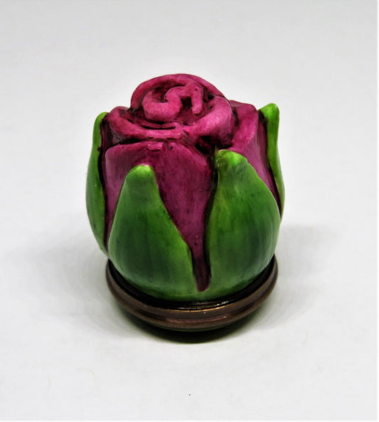 HALCYON DAYS ENAMEL BOX - ROSE BONBONNIERE - WORDSWORTH QUOTE - ANNIVERSARY